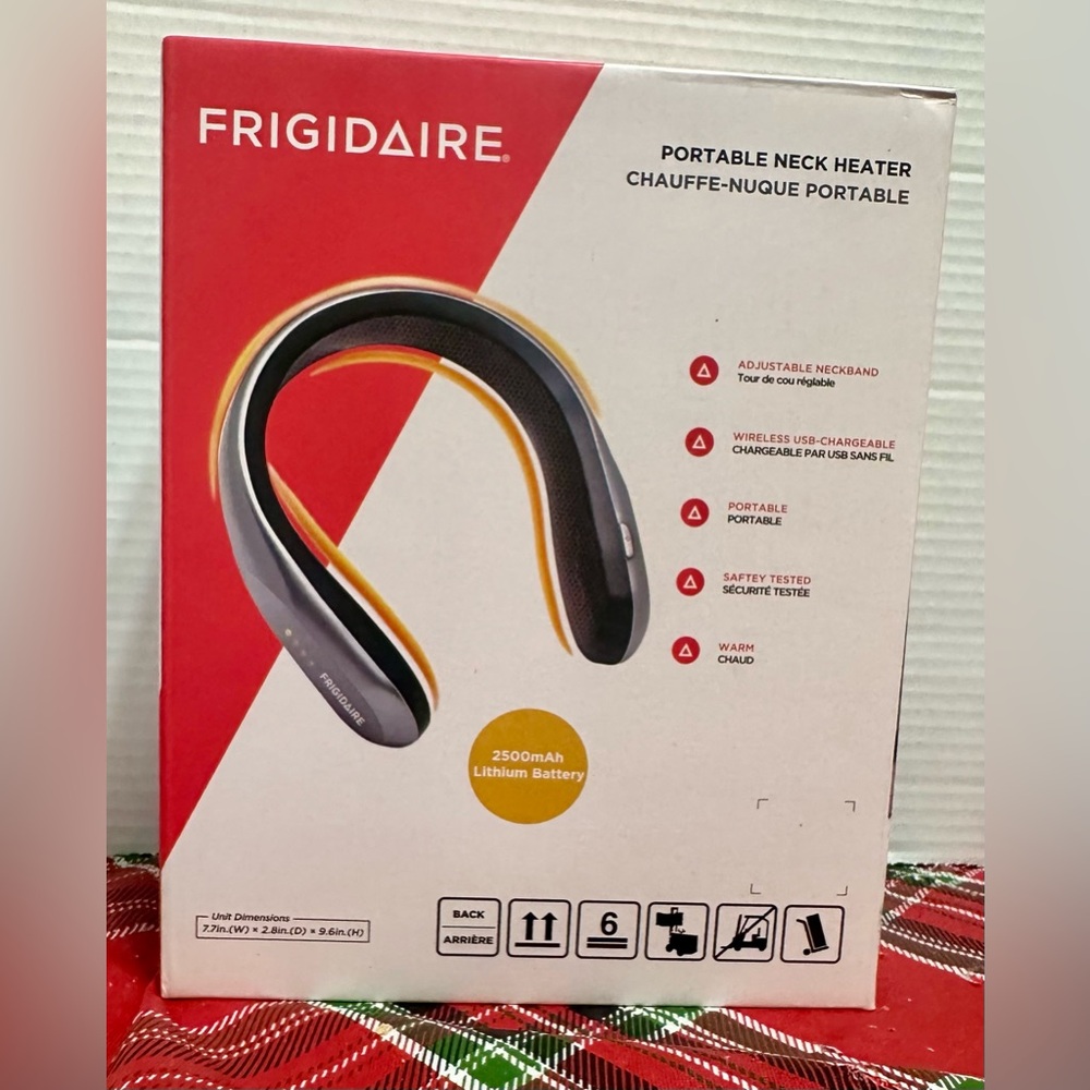 Frigidaire Black and Gold Portable Neck Heater